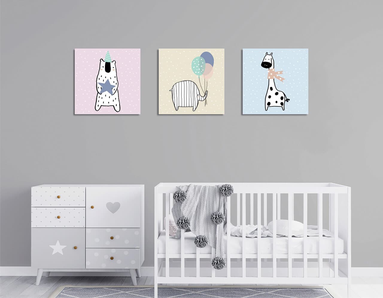 Tablou decorativ, FAH09, Rama de lemn, Multicolor