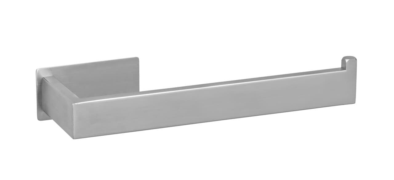 suport prosoape de baie wenko turbo loc genova matt 19 4 x 4 4 x 7 6 cm inox gri