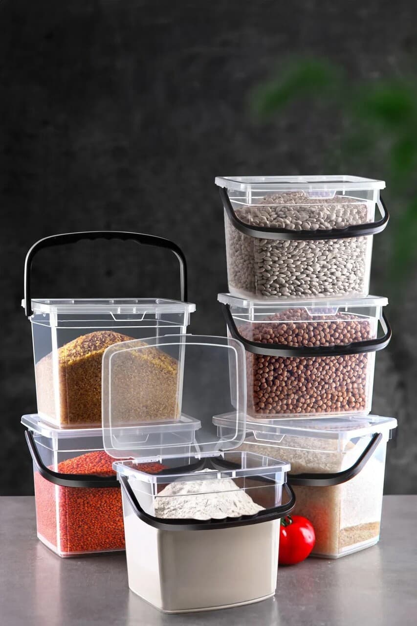 set cutie de depozitare 6 bucati l 039 essentiel maison 430ksv1619 transparent