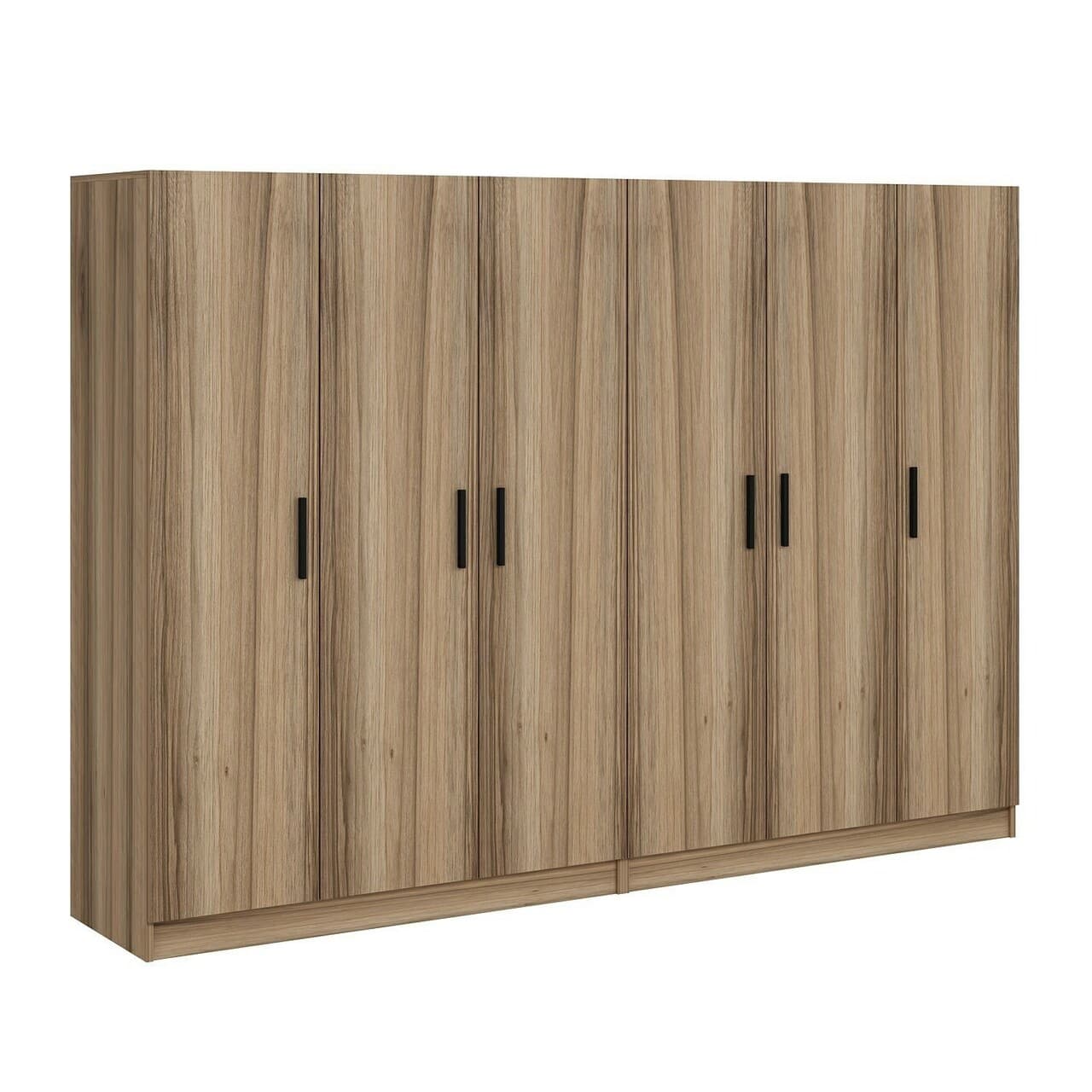 Dulap pentru haine, Hanah Home, Kale, 270x210x52 cm, Dore