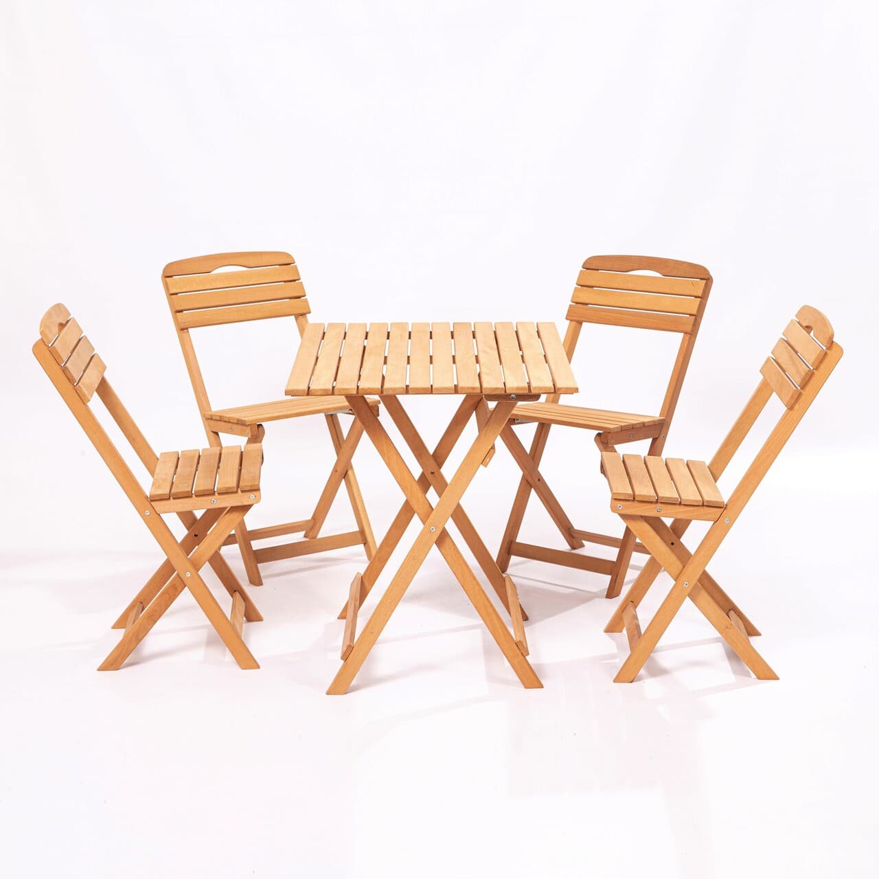 Set masa si scaune de gradina 5 piese, Hanah Home, My004, Maro