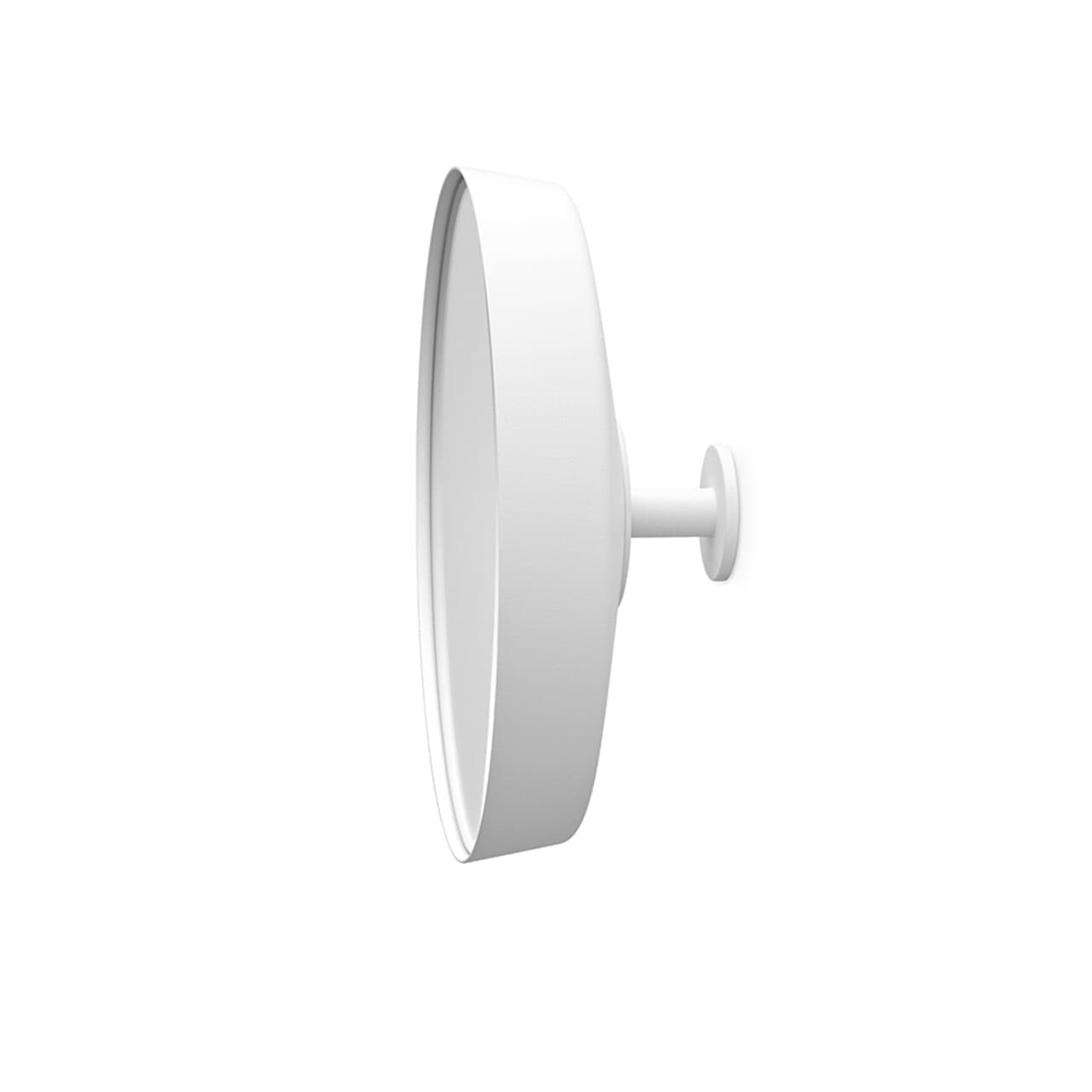 Oglinda cosmetica, Brabantia, MindSet, 20.4x7.8x20.4 cm, factor marire x 5, polipropilena/sticla, alb