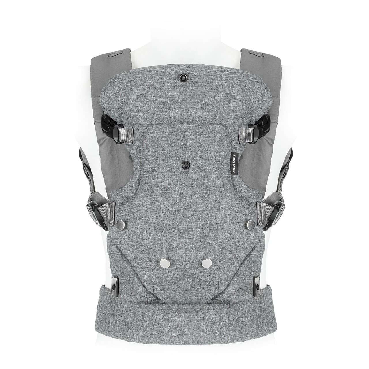 Carucior copii, Wallxpert, Comfy, Poliester, Gri