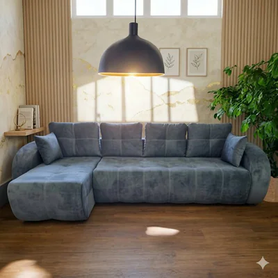 coltar madrid tip 2 extensibil 305x150 cm cu lada de depozitare tapiterie stofa saltea poliuretanica structura fag