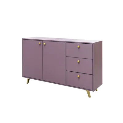 comoda siena design simplu si functional pal melaminat 140x41x86 cm violet