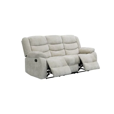 canapea recliner relax 3 locuri tapitata catifea suport picioare 205x88x105 cm design ergonomic
