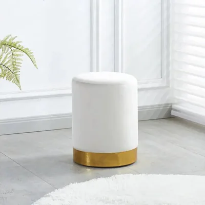 taburet noelle design compact si versatil tapiterie moale si baza stabila 32 5x43 cm gri