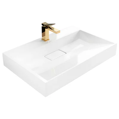 lavoar cu montare pe blat 70 cm alb rea goya