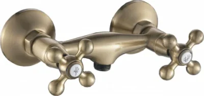 Baterie dus dubla-comanda Casa Blanca Retro cu set de dus inclus