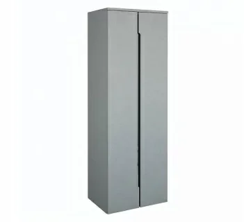 Dulap suspendat dublu Oristo Silver 50x35x144 cm, gri