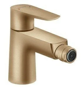 baterie bideu hansgrohe talis e bronz periat cu ventil pop up