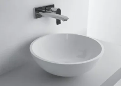 Lavoar rotund Cast Marble Kierros Round Ø 42 x H16 cm fara preaplin