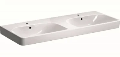 Lavoar dublu Geberit Smyle Square 120x48xH16,5 cm