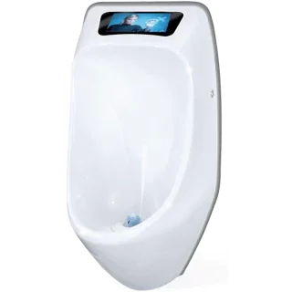 Pisoar fara alimentare cu apa Holdmann, Urimat Eco cu display video LCD