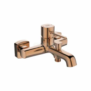 Baterie cada monocomanda Casa Blanca Laveo POLLA, auriu rose