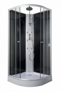 Cabina dus cu hidromasaj Sanotechnik 90x90xH225 cm fara plafon
