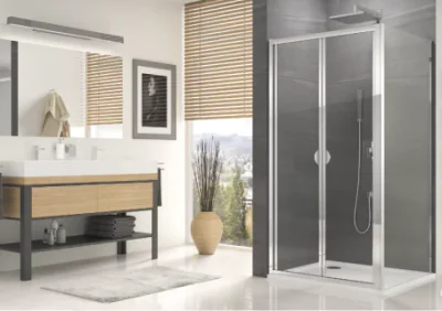 Cabina dus cu usa pliabila culisanta Ocelia OCEK 90x90xH190 cm