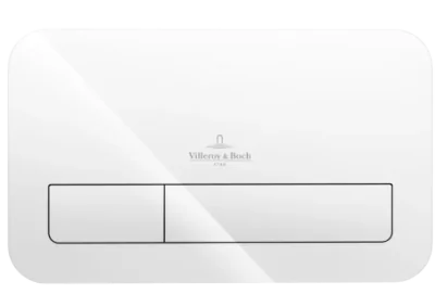 clapeta rezervor villeroy boch viconnect sticla culoare alb