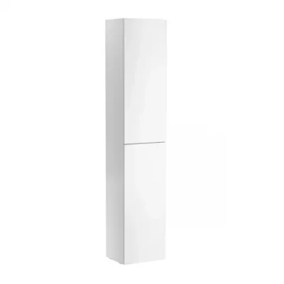 Dulap inalt suspendat Gala Daily 30x150 cm alb lucios 2 usi