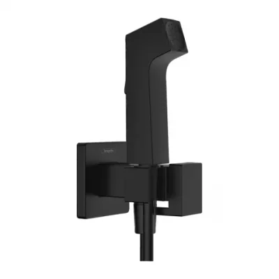 Sistem dus incastrat igiena intima Hansgrohe E EcoSmart negru mat