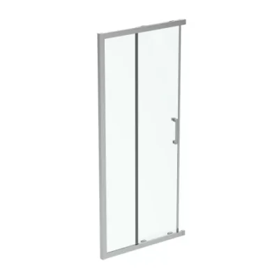 Usa cabina de dus culisanta Ideal Standard Connect 2 90x90 cm profil argintiu lucios