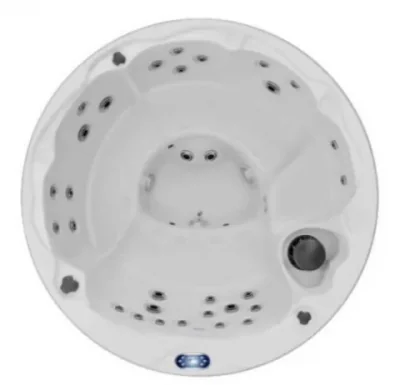 Minipiscina Glass Escape 20 alb 200x92 cm pentru 7 persoane