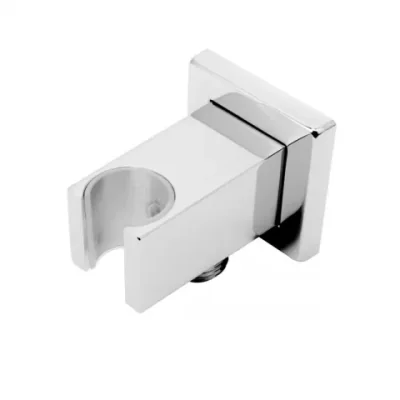 Cot iesire dus patrat FDesign Inula cu suport dus crom lucios