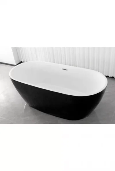 Cada freestanding Cuba Black, 80x175xH60 cm