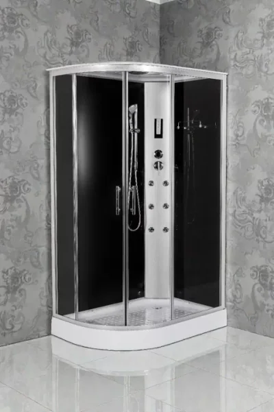 cabina de dus completa 120x80x210cm colt dreapta