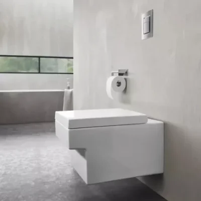 Vas wc suspendat, Rimless, PureGuard, alb lucios, Grohe Cube Ceramic 3924500H