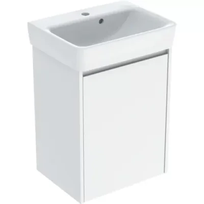 Set lavoar si mobilier Geberit Selnova Square, 50x38x70 cm, alb lucios