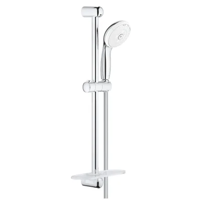 set de dus grohe tempesta 100 3 jeturi etajera 600 mm crom 27927001