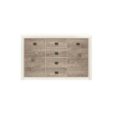 comoda koen ii kom2s4s design modern spatiu depozitare generos structura mdf pal 159x40x93 5 cm pin arizona stejar nava
