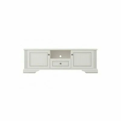 comoda white rtv spatii depozitare multiple mdf si pal melaminat design modern 161x53x44 5 cm alb frasin pin argintiu