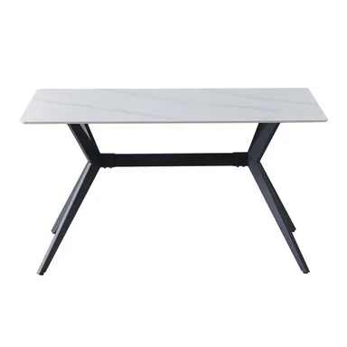 Masa fixa Loly Snow White 160x90x75cm alba