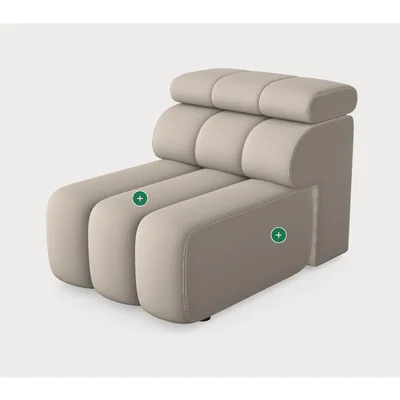 modul central zurich 1 element extensie canapea modulara 75x113 cm