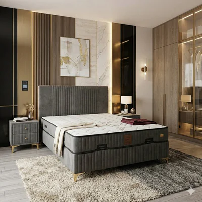 pat saltea gratis nova gri 160x200 cm