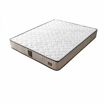 Saltea Nova, Bej - 140x200 cm, fibre bambus, arcuri individuale, confort anatomic