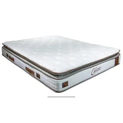 Saltea Calipso, cu arcuri Bonnel Spring si spuma de densitate mare, 140x200 cm, bej