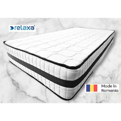 saltea superlux ortopedica 120x200x26 cm arcuri bonnell fermitate mediu spre tare husa matlasata 2 fete vara iarna