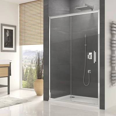 Usa culisanta dus sticla securizata formata din 2 elemente, 120x190 cm, Sanswiss Ocelia
