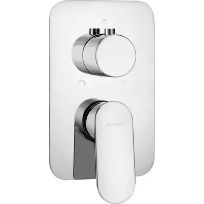 Baterie dus Deante Alpinia 2 incastrata pentru corp ingropat, crom lucios