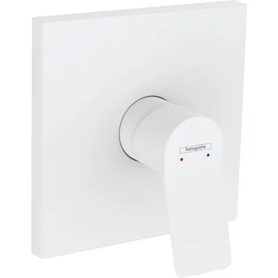 Baterie dus Hansgrohe Vivenis incastrata pentru corp ingropat, alb mat, 75615700