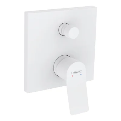 Baterie dus Hansgrohe Vivenis incastrata pentru corp ingropat, alb mat 75415700