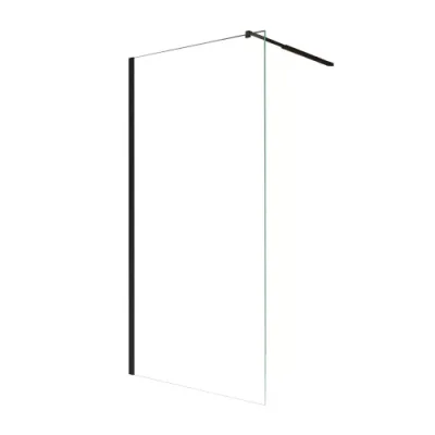 paravan de dus walk in 80x190 cm neagru leziter river