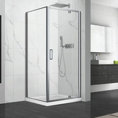 cabina dus patrata culoare crom 80x80 cm mediterraneo andina