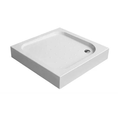 Cadita dus patrata 80x80 cm culoare alba Deante, Funkia