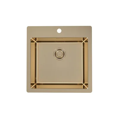 Chiuveta bucatarie patrata culoare bronz Alveus Monarch Pure 30