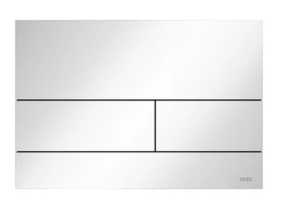 Clapeta actionare rezervor incastrat, alb lucios, dual-flush, TECE Square