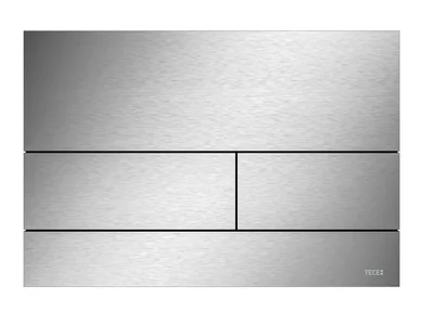 Clapeta actionare rezervor incastrat, otel periat, dual-flush, TECE Square